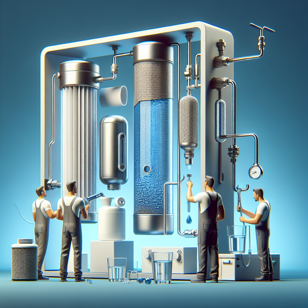 Wasserfilter-Installation